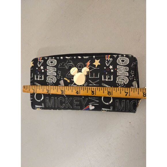 Disney Mickey Mouse Zip Around Wallet Love OMG Rainbow - Picture 5 of 6